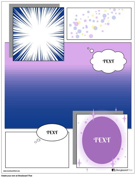 Create A Free Graphic Novel Template Storyboardthat