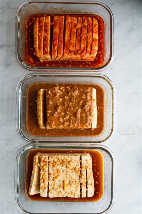 Easy Tofu Marinades (3 ways, 10 minutes) - Cooking For Peanuts