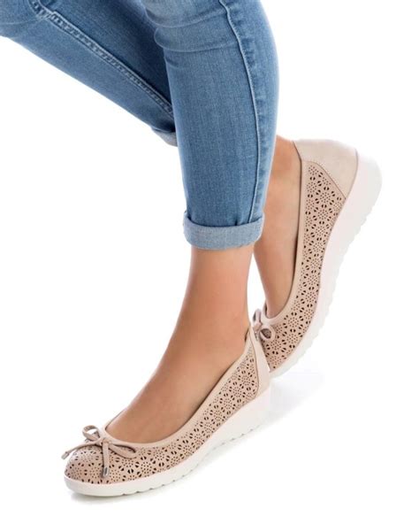 XTI Zapatos Bailarinas Mujer Nude