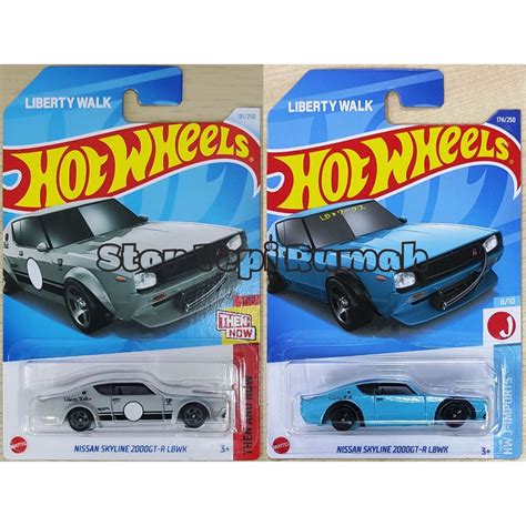 Hot Wheels Nissan Skyline 2000GT R LBWK HW Kenmeri Then And Now J Imports Shopee Malaysia