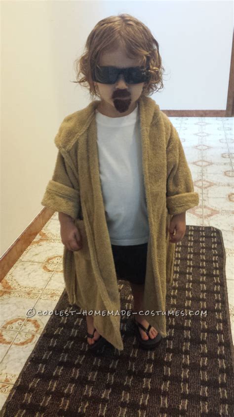 Original Homemade Toddler Costume The Dude From Big Lebowski