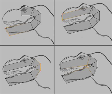 Modeling Uvmapping And Texturing A Low Poly T Rex In Blender Part 1