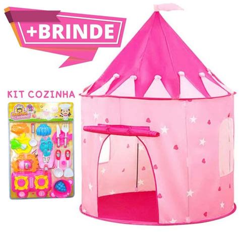 Barraca Infantil Menina Princesas Toca Grande Tenda Cabana Minha