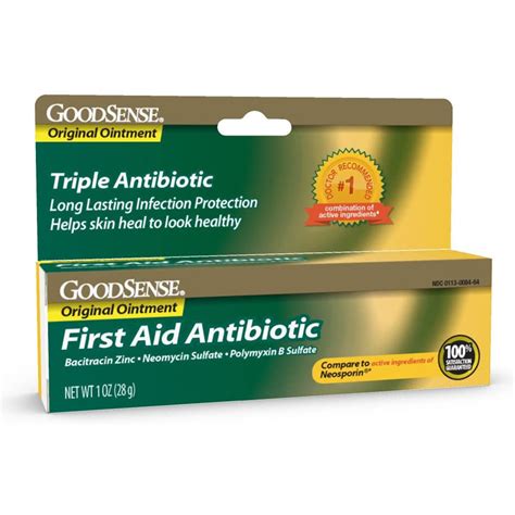 Goodsense First Aid Triple Antibiotic Ointment Oz