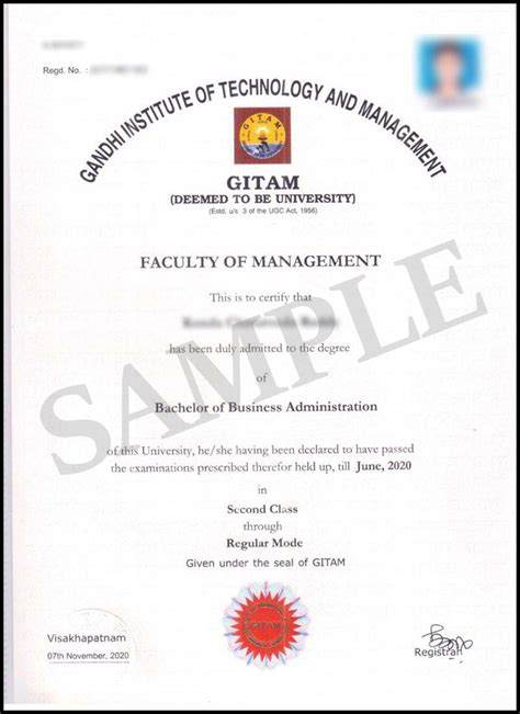 GITAM University Distance Education: Admission Online 2024