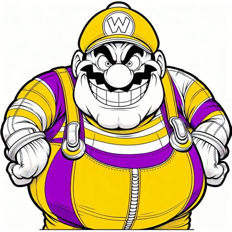 10 Wario Coloring Pages Ideas for Creative Fun – Color Me Pages