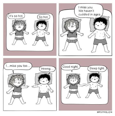 When Its To Hot But You Miss Each Other And Want To Cuddle R Wholesomememes