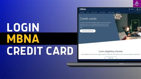 How To Login Mbna Credit Card Online Account 2024 Youtube