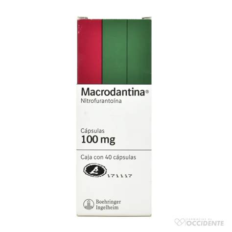 Macrodantina Capsulas Mg X Farmacias De Occidente