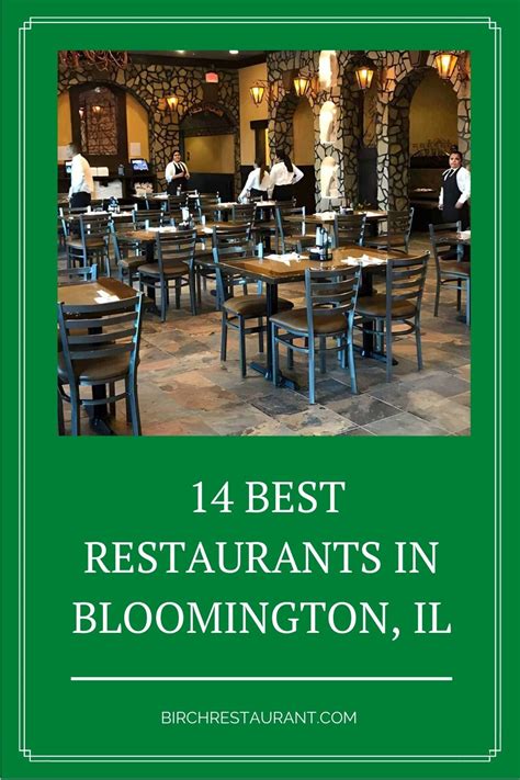 14 Best Restaurants In Bloomington Il 2023