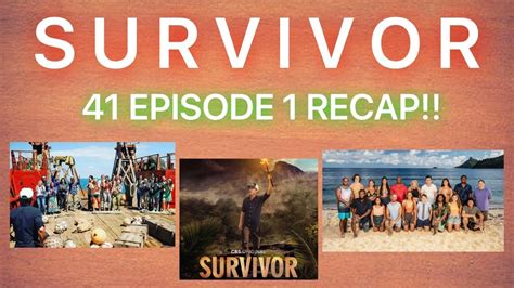 Survivor Season 41 Episode 1 Recap Youtube