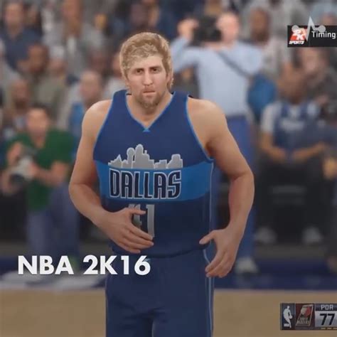 Bakın Dirk Nowitzki İlk NBA 2K dan Günümüze Nasıl Değişmiş Oyungezer