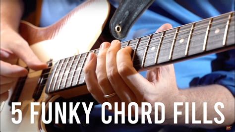 Mind Blowing Funk Rhythm Guitar Chord Fills Youtube