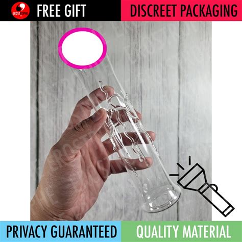 Around The Hole Peep Hole Flashlight Glass Dildo Anal Plug Sex Toy Shopee Philippines