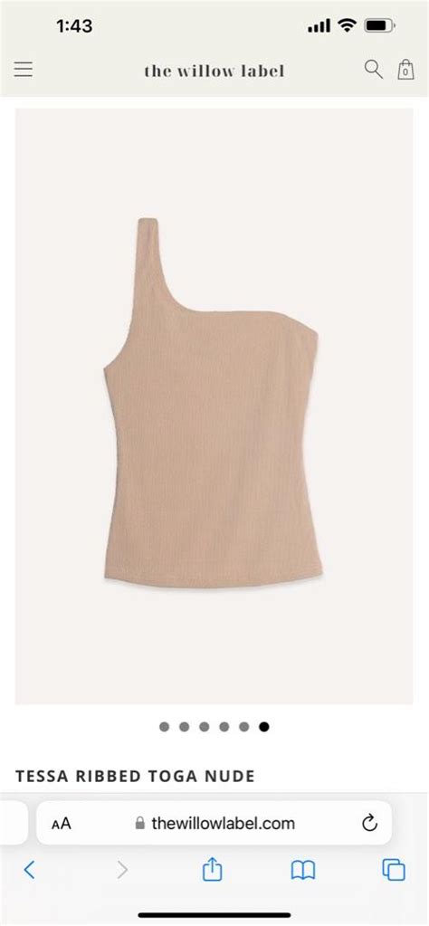 Twl Tessa Ribbed Toga Nude Women S Fashion Tops Sleeveless On Carousell