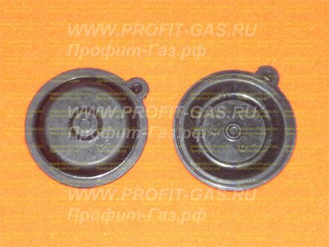 Мембрана диафрагма для газовой колонки Termet ПГ-6 малая с ушком черная ...