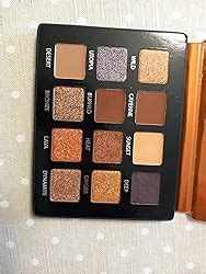 Fard Paupi Re Palette Maquillage Yeux Nude Bronze Or Cuivre Couleurs Shimmer Mat Ultra