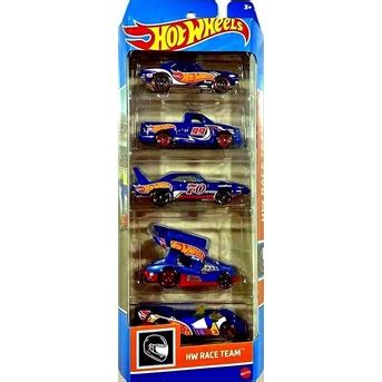 Jual Hotwheels Hot Wheels HW Race Team 5 Car Pack Shopee Indonesia