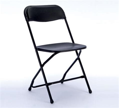 Folding Metal Black Chair - Bounce At Home | Lima, OH