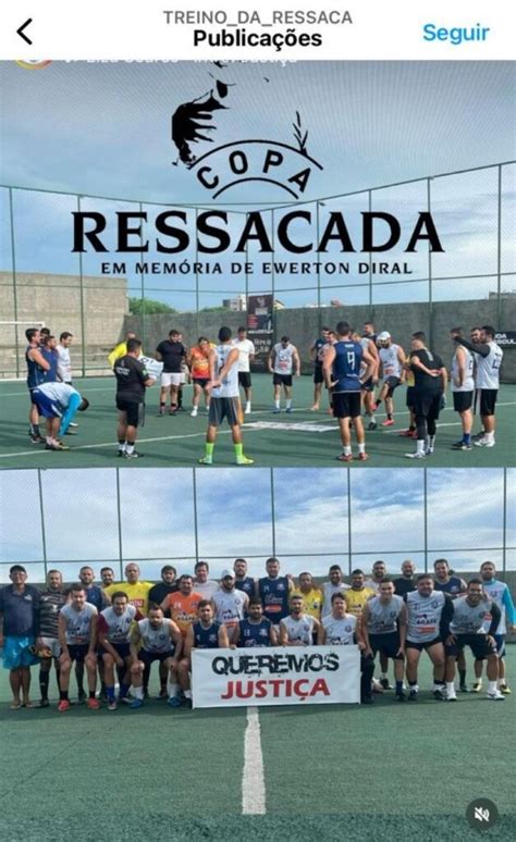 Amigos De Ewerton Diral Fazem Homenagem Ao Companheiro De Treino E