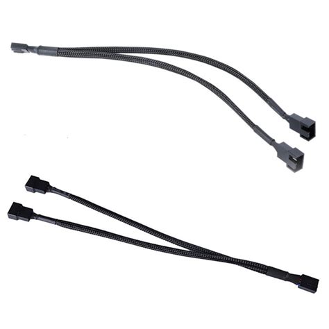 4pcs 4 Pin Pwm Splitter Cable 4 Pin Pwm Female To 3 Pin 4 Pin Pwm