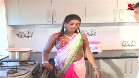 Hema naidu boobs squeezed, pressed & kissed, navel kiss kitchen romance