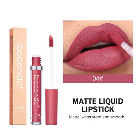 IBCCCNDC Sexy Red Matte Velvet Lip Tint Nude Waterproof Long Lasting Nonstick Cup Gloss Shopee