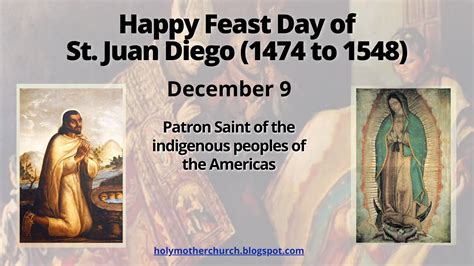 Catholicism for Everyone: Happy Feast Day of St. Juan Diego December 9