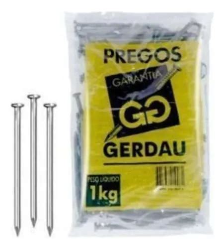 Prego Cabeça 22x48 Gerdau 1kg Parcelamento sem juros