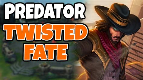 The Improved Predator Rune Paired With Twisted Fate Makes Him A Ganking