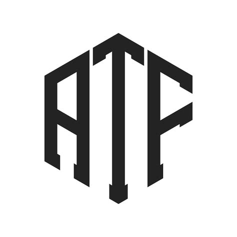 Premium Vector Atf Logo Design Initial Letter Atf Monogram Logo Using