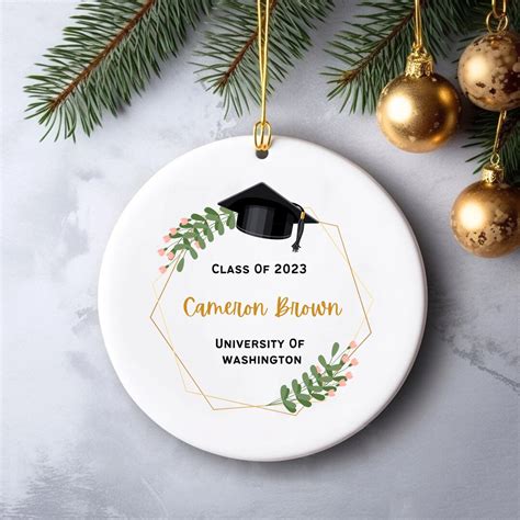 College Graduation Ornament 2023 Personalized Graduation Ornament