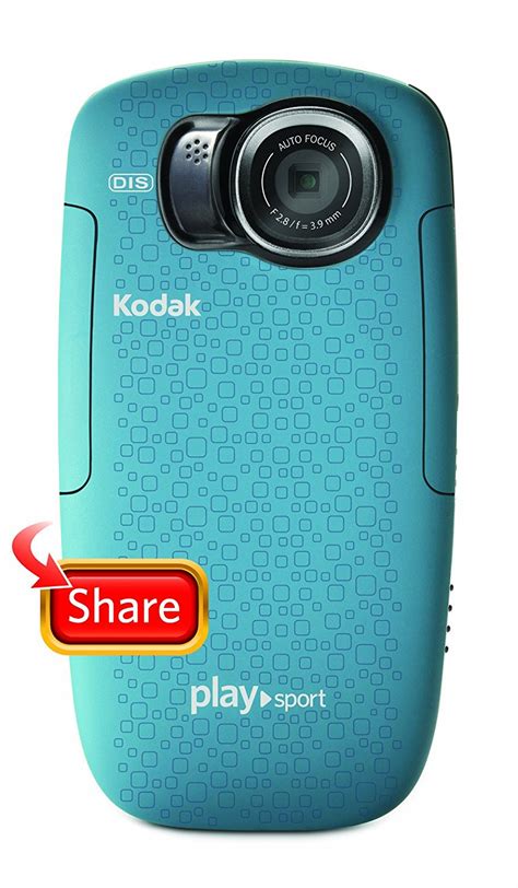 Kodak PlaySport Zx5 HD Waterproof Pocket Video Camera Aqua 2nd