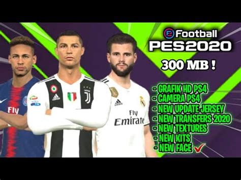 Pes 2020 Ppsspp Full Transfer Terbaru Grass Lurus Hd Grafik YouTube