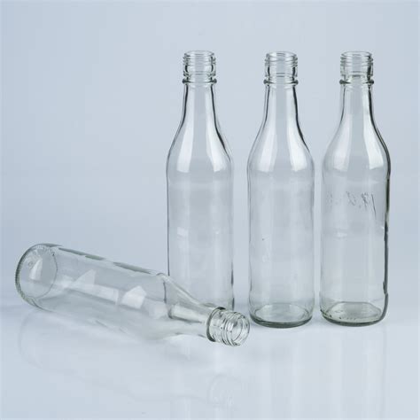 350ml 750ml Flint Round Rum Bottle 350ml Round Glass Rum Bottle