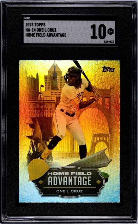 Oneil Cruz 2023 Topps Ha 14 Home Field Advantage Ssp Sgc 10 Price