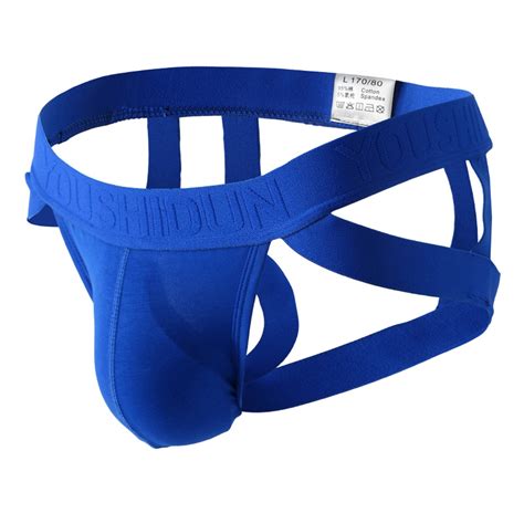 Kpoplk Mens Mesh Bikini Brief Thong Design High Cut Low Rise Boxer