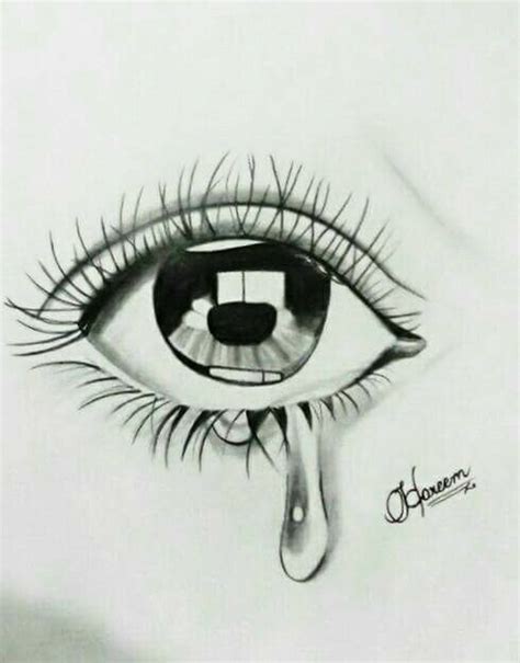 Teardrop Drawing at PaintingValley.com | Explore collection of Teardrop ...