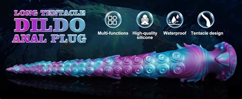 Amazon Tentacle Dildo For Deep Anal Play Fantasy Monster Butt Plug With Soft