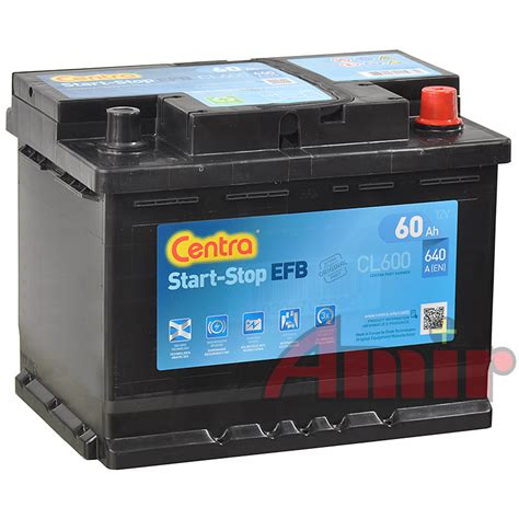 Akumulator Centra Start Stop EFB 12V 60Ah 640A CL600