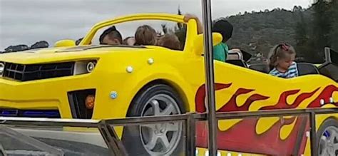 autoracer carnival ride thrilling car ride    family