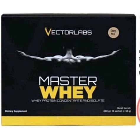 Jual Vector Labs Master Whey Box 14 Sachet Vectorlabs Protein 1 Lb