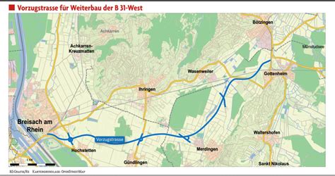 Dieser Trassenverlauf der B31 West verschärft nur die Konflikte ...