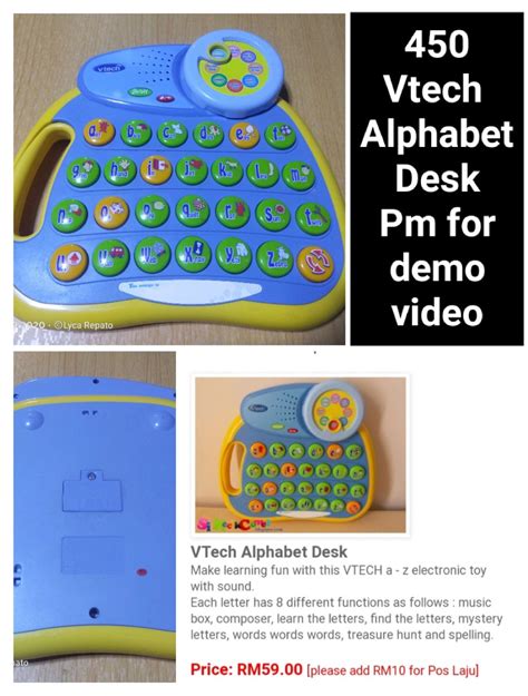 Vtech Alphabet Desk, Hobbies & Toys, Toys & Games on Carousell