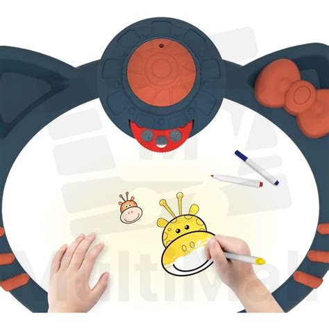 Projector Drawing Table Blue Kitty For Children Drawing Activities