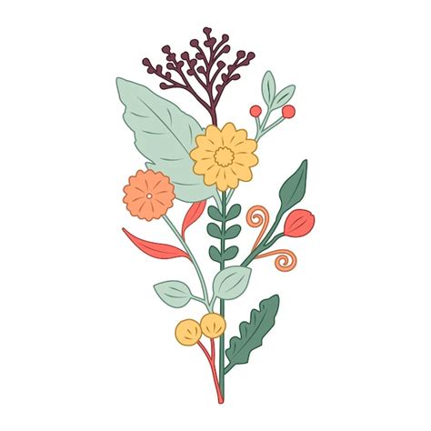 Premium Vector Vector Floral Arrangement Illustration