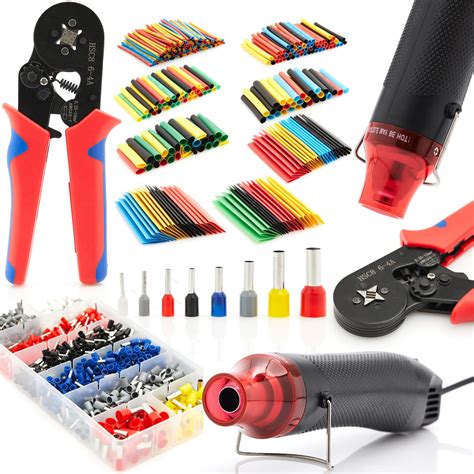 Mini Opalarka Hot Air W Zaciskarka Do Tulejek Sztuk Tulejek Izolowanych Zestaw Rurek