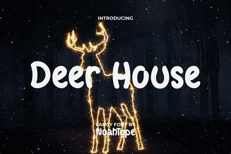 Deer House Font By Noahtype Studio