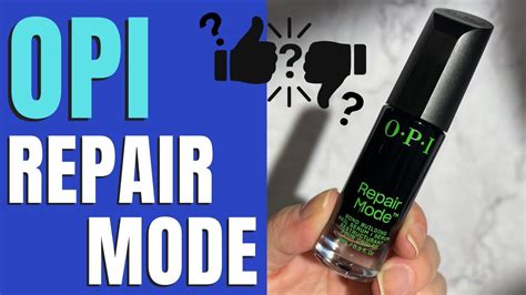 Opi Repair Mode Nail Serum Review Not Sponsored Youtube