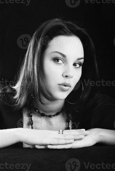 Brunette Woman Posing 35181311 Stock Photo At Vecteezy